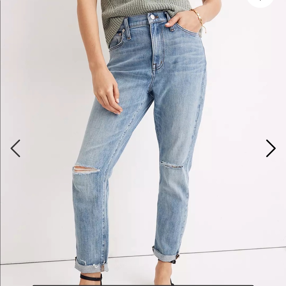 Madewell High-Rise Slim Crop Boyfriend Jean